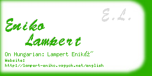 eniko lampert business card